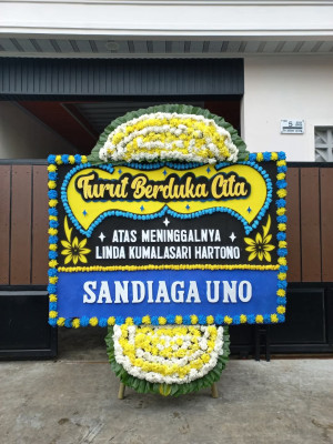 Papan Bunga Duka di Babul Makmur